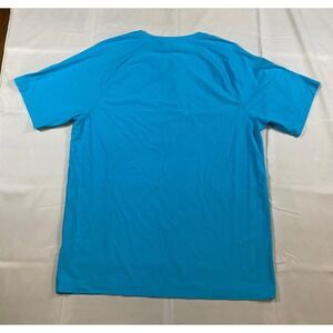 RHONE Mens Performance T Shirt Blue Short Sleeve Crew Neck Raglan Size L